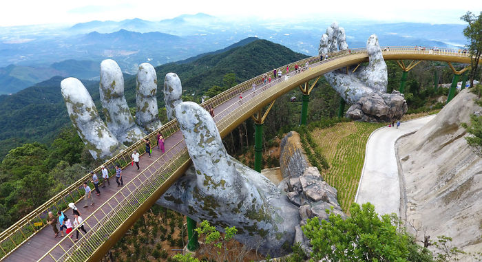 Golden Bridge in Vietnam